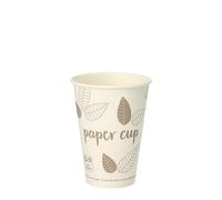 PAPSTAR « Lot de 80 gobelets purs | 100% carton de 0,18 l | peuvent être jetés sur les vieux papiers | pour boissons chaudes et froides | Pour restauration, fête et bureau