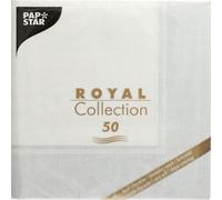 PAPSTAR Lot De Serviettes ROYAL Collection Linum 40x40cm 50 Pièces