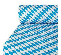 Papstar Nappe damassée (l) 1,0 x (L) 50 m – bleu bavarois