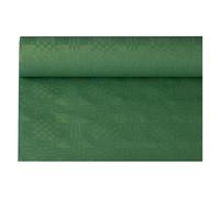 Nappe damassée, (l)1,2 x (L)8 m, vert foncé