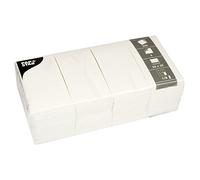 Papstar Serviette de table 82552 – 1/8 pli, 2 plis, 33 x 33 cm, blanc – Paquet de 250