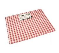 Papstar Set de table Vichy 30 x 40 cm Noir – Lot de 100