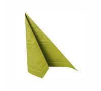 Papstar, #81746 Lot de 50 serviettes « Royal Collection » - Pliées 1/4-40 x 40 cm - Vert olive