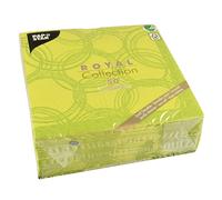 Serviette 'ROYAL Collection Bubbles', vert citron