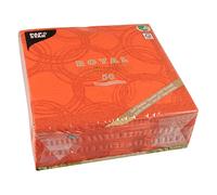 Papstar Serviette ROYAL Collection Bubbles Nectarine