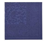Serviette 'ROYAL Collection Ornaments', bleu foncé