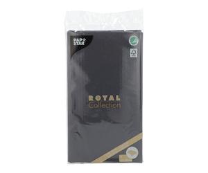 PAPSTAR Royal Collection Nappe en Tissu Noir 120 x 180 cm