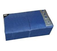 PAPSTAR - Serviette - Taille 33 x 33 cm - jetable - bleu foncé (pack de 250) Bleu foncé G