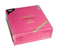 Papstar, Lot de 50 Serviettes « Casali » - Pliage 1/4-40 x 40 cm - Fuchsia - #84886