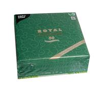 Papstar Serviettes Casali Vert Foncé