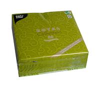 Papstar 50 Serviettes Royal Collection Pliage 1/4 40 cm x 40 cm Vert Olive CASALI, # 84883