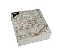 Papstar Serviettes de table RC Motifs Gris, Lot de 50