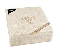 Papstar Serviettes en Papier, Champagne, 7,8 x 20 x 20 cm
