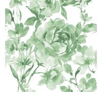 Papstar ROYAL Collection Lot de 50 serviettes de table pliées 1/4 40 x 40 cm Vert foncé Rose