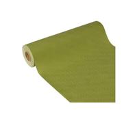 Papstar Soft Selection, Chemin de Table en Tissu Non-tissé Plus 24 m x 40 cm Vert Olive sur Rouleau, # 85758