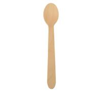 Papstar, Vaisselle de pique-nique, cuillère à café en bois (100x)