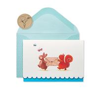 Papyrus - Cartes vierges avec enveloppes Lapin et écureuil.
