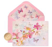 Papyrus Lot de 12 cartes de notes Motif fleurs éparpillées Scattered Blossoms