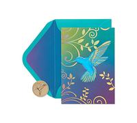 Papyrus Lot de 12 cartes vierges avec enveloppes, colibri