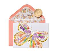 Papyrus Lot de 12 cartes vierges avec enveloppes, motif papillon