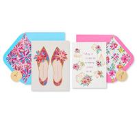 Papyrus Lot de 2 cartes d'anniversaire pour elle, chaussures et terrarium