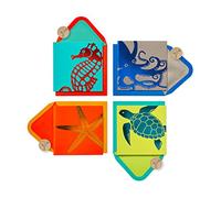 Papyrus Lot de 20 cartes vierges avec enveloppes - Vie marine
