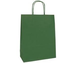 Paq.25 sacs kraft vergé 22x10x27cm,Rouge - Rouge