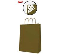 Paq 50 Sacs 18 X 8 X 21 Kraft Or