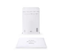 Paquet 5 Pochettes Oxford 180X265 Kraft Blanc Auto Adhesive Matelassées