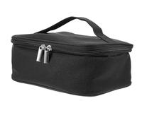 Paquet à Déjeuner Chauffant USB Portable, Noir, 24x16x8cm | Doublure en Film D’Aluminium, Tissu Oxford, Fermeture Éclair Renforcée, pour Chantier et Route