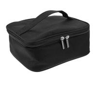 Paquet à Déjeuner Portable USB Chauffant Noir 24x16x8cm pour repas | Doublure Film Aluminium, Tissu Oxford, Fermeture Renforcée, pour Boîtes Bento, Bureau, Déplacements