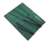 Paquet à Outils en Toile Vert, Organisateur Portable pour Clés | Rouleau à Enrouler, Sangles Intégrées, Rabat Repliable, Léger, Protège les Outils, Usage Atelier