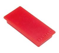 Paquet De 10 Aimants Rectangulaire 50 X 23 Mm Roug