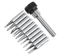 Paquet de 10 Pièces 900 M-T Pointes de Fer à Souder en Cuivre sans Plomb pour Kits d'Outils Station de Reprise pour 936, 937, 938, 969, 8586, 852D