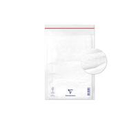 Paquet de 10 Pochettes Blanches Matelassées de Film à Bulles 180x260 mm - Auto-adhésives - Blanc