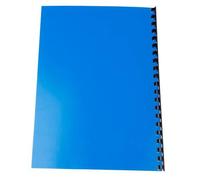 Paquet de 100 couvertures Chromées pour reliure A4 - Bleu