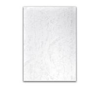 Paquet de 100 couvertures grain de cuir 270 g blanc