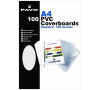 Paquet De 100 Plats De Couverture, A4, Pvc, Transparent, 0,15 Mm