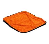 Paquet de 12 serviette de nettoyage pour voiture, chiffon extra épais en microfibre super absorbant, nettoyage domestique, séchage, chiffon de polissage - Longueur 70 x Profondeur 70 cm -JUANIO- Orang