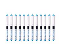 Paquet de 12 stylos plume colorés avec pointes, Light Blue | Ensemble de stylos-plume pour la journalisation avec des flux fluides et une amélioration de l ' écriture manuscrite
