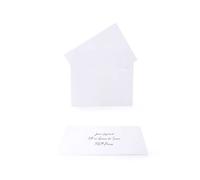 Paquet De 15 Cartes De Visite + 15 EnveloPPes 114X162 Oxford