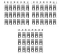Paquet De 18/36 / 54 Lames De Rechange En Acier Inoxydable, Compatibles Avec Worx, Composant De Rechange for Tondeuse À Gazon Robot Landroid(Silver 54PCS)