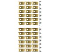 Paquet De 18/36 / 54 Lames De Rechange En Acier Inoxydable, Compatibles Avec Worx, Composant De Rechange for Tondeuse À Gazon Robot Landroid(Gold 36PCS)