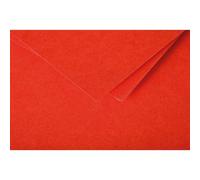 Paquet de 20 enveloppes Pollen 90x140mm 120g/m2 - Rouge corail