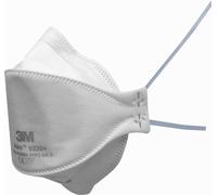Paquet de 20 masques de protection respiratoire 3M 9320+ Aura FFP2 jusqu'à 10 fois la valeur limite emballés individuellement x20 morceau