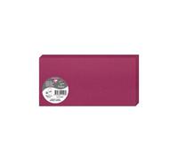Paquet de 25 cartes pliées Pollen 106x213mm 210g/m² - Framboise