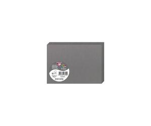 Paquet de 25 cartes pliées Pollen 110x155mm 210g/m2 - Acier