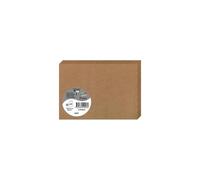 Paquet de 25 cartes pliées Pollen 110x155mm 210g/m2 - Kraft