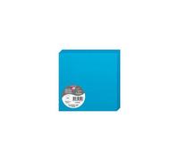 Paquet de 25 cartes pliées Pollen 135x135mm 210g/m² - Bleu turquoise
