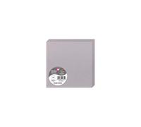 Paquet de 25 cartes pliées Pollen 135x135mm 210g/m² - Gris koala